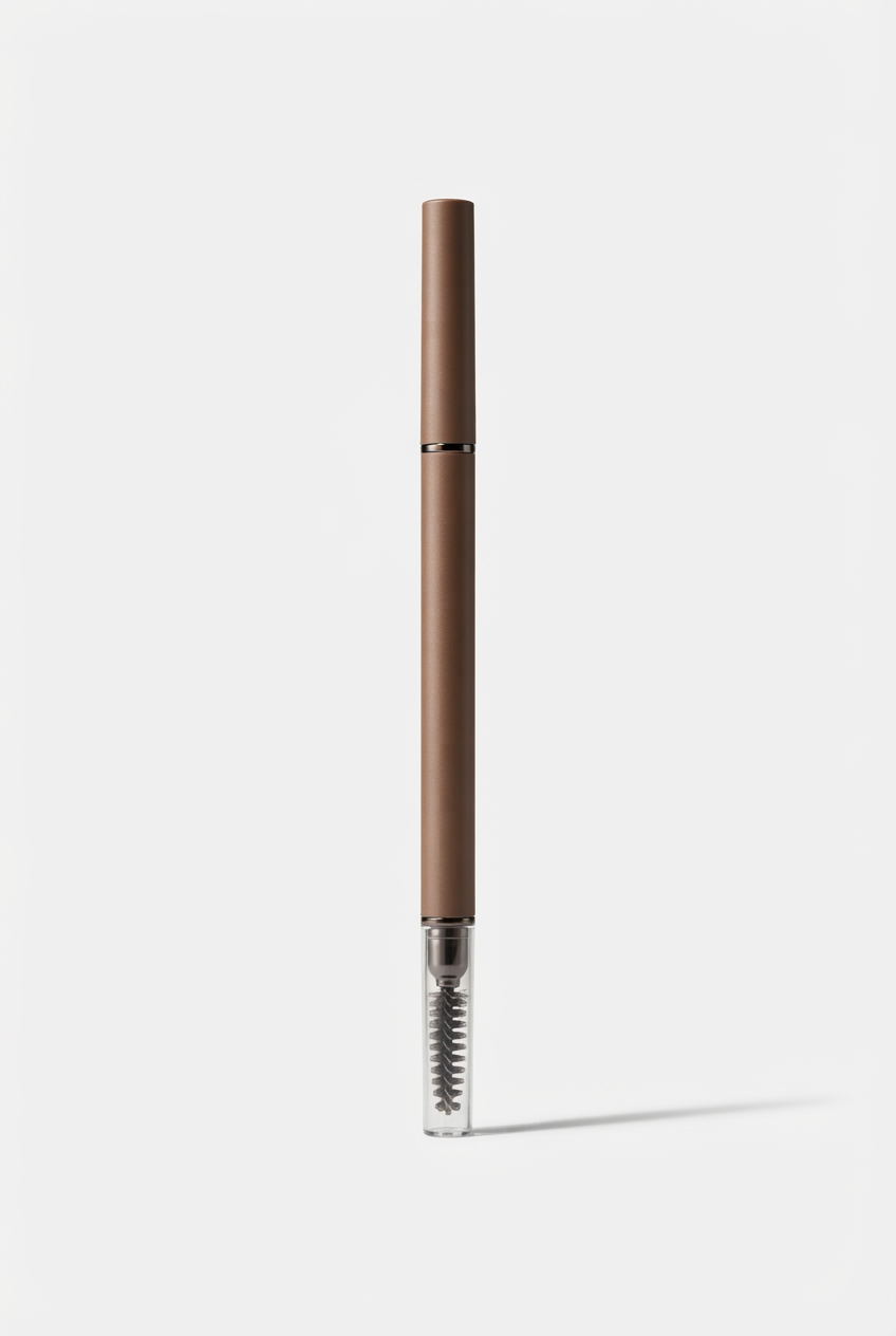 Saddle brown brow pencil with fine tip