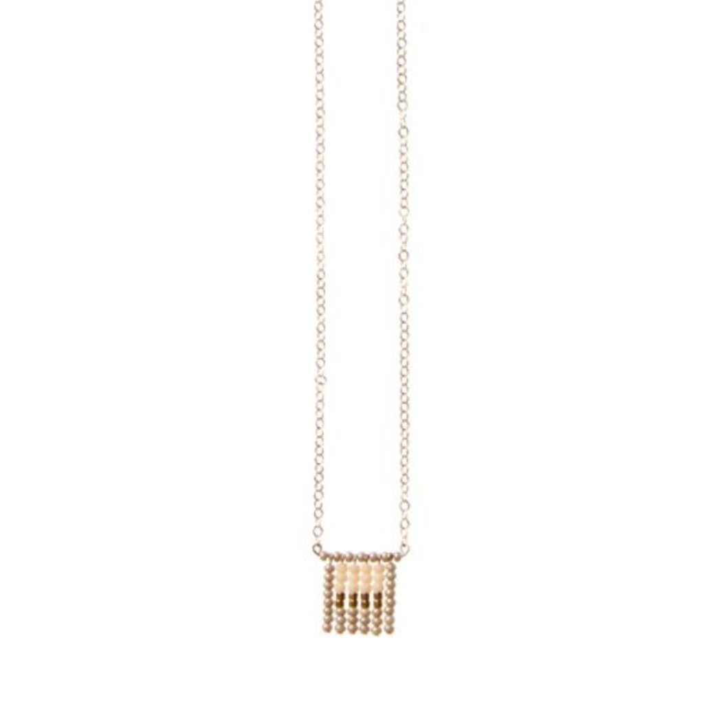 Nzuri Tassel Block Necklace