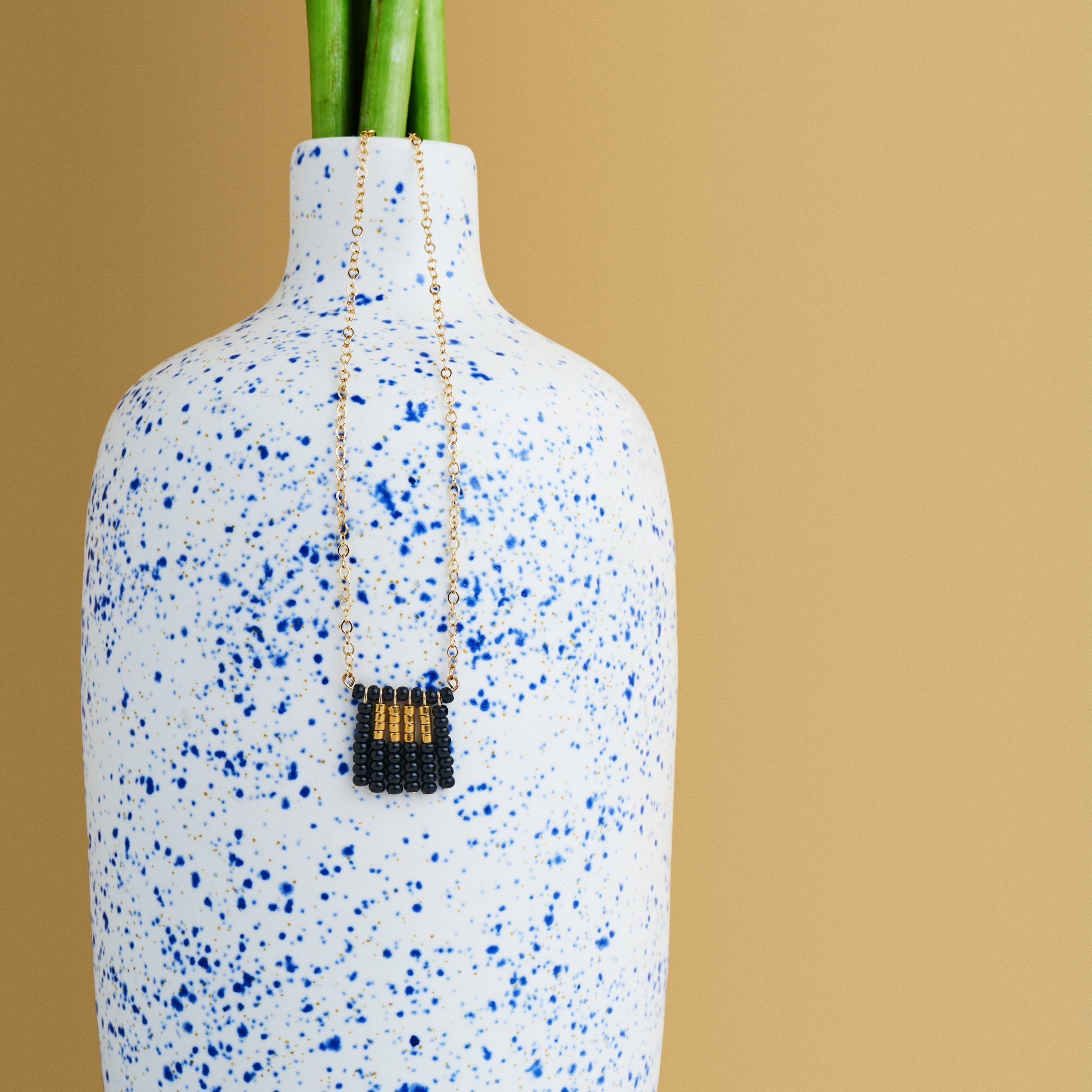 Nzuri Tassel Block Necklace