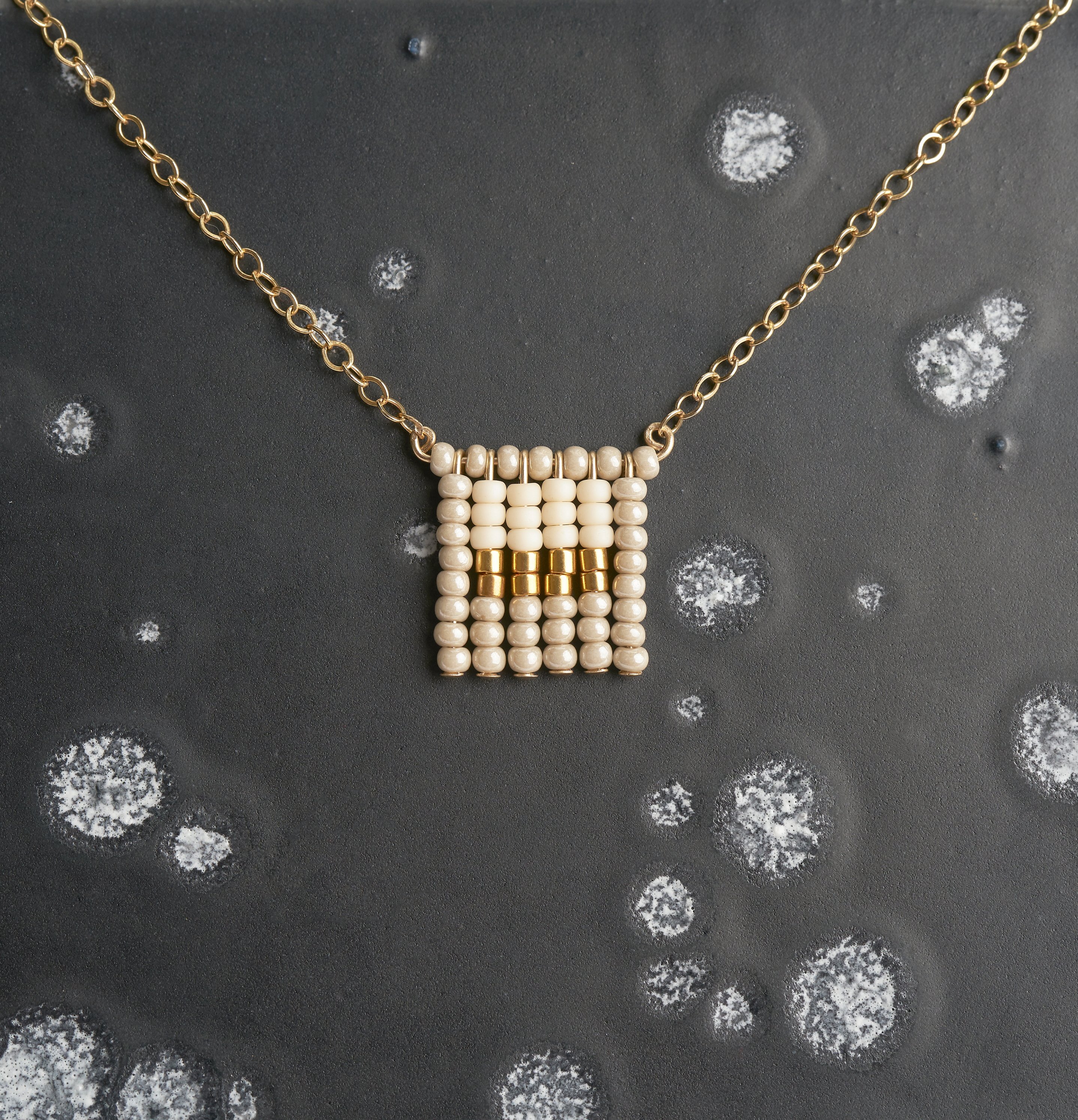 Nzuri Tassel Block Necklace