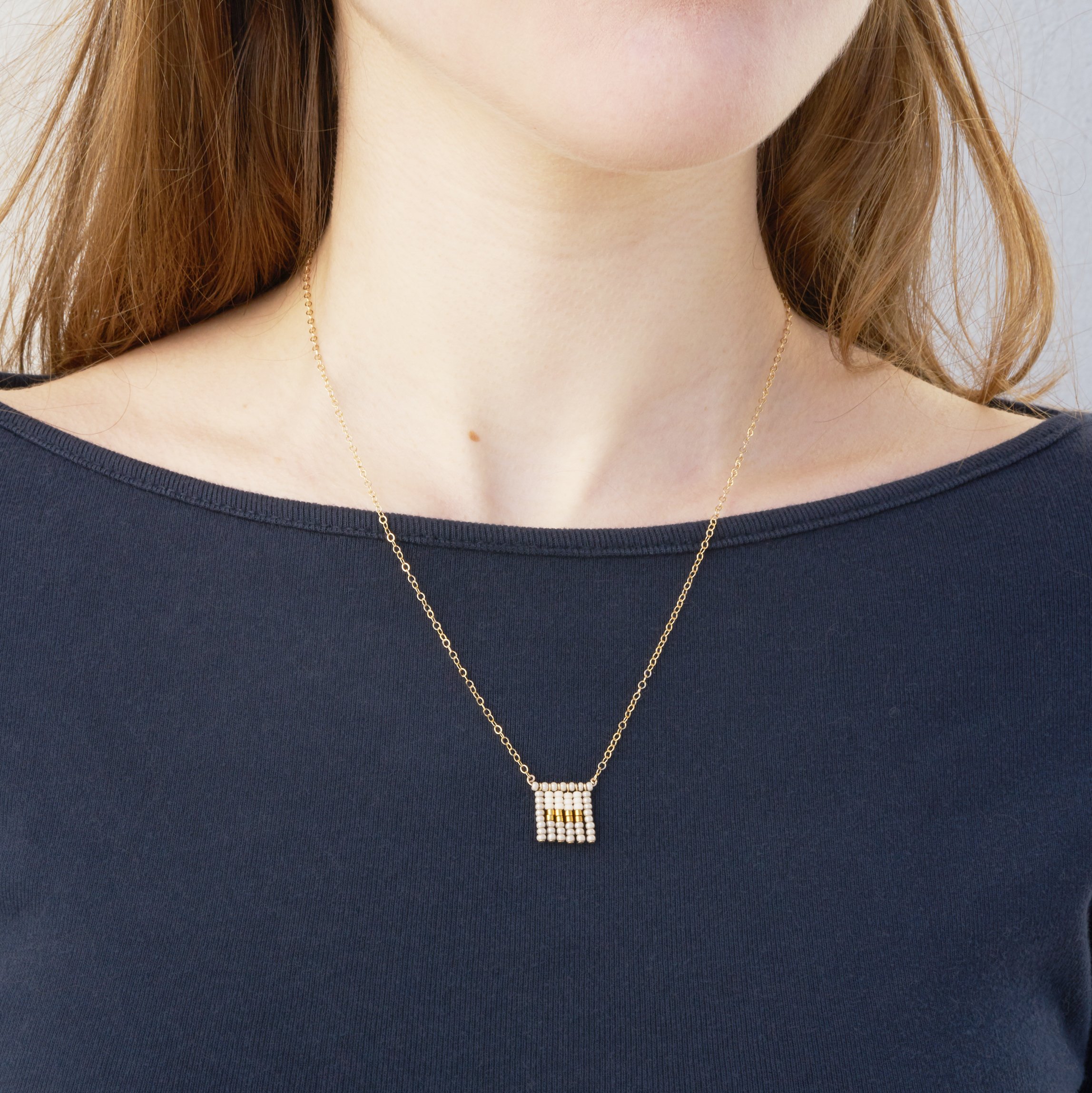 Nzuri Tassel Block Necklace