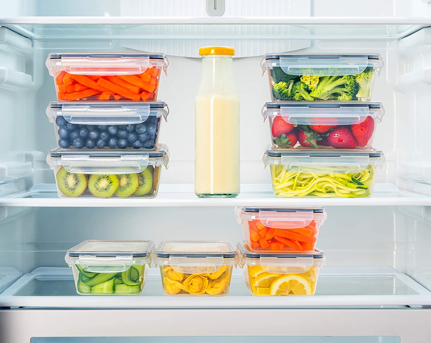 50-piece BPA-Free Food storage Containers Set with Lids