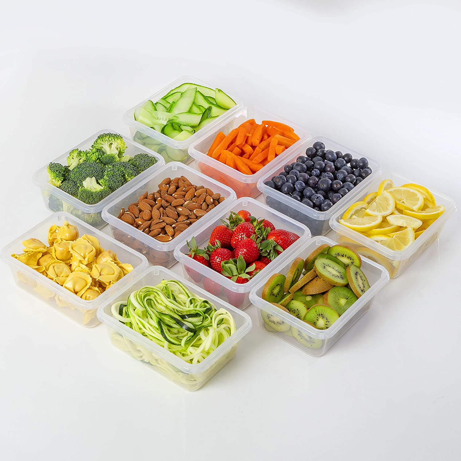 50-piece BPA-Free Food storage Containers Set with Lids