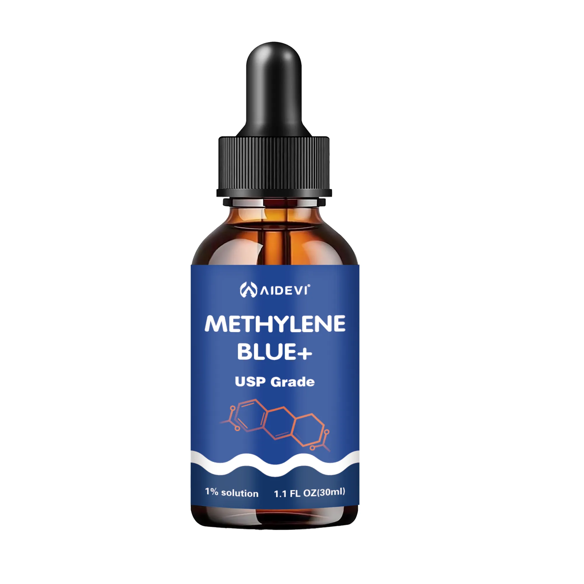 AIDEVI Methylene Blue+ | USP Grade Energy & Focus Booster