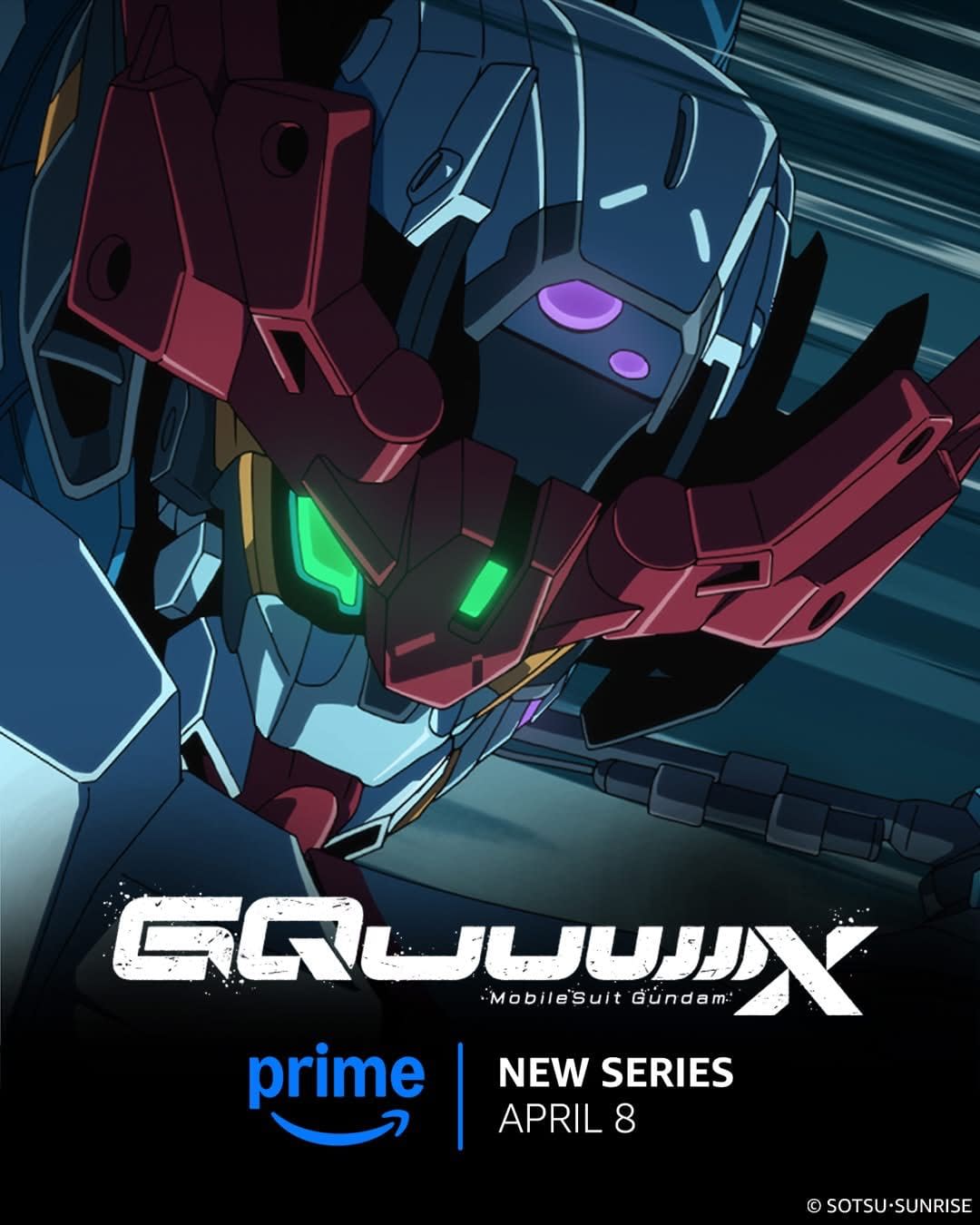 Mobile Suit Gundam GQuuuuuuX Coming to Prime Video on April 8th