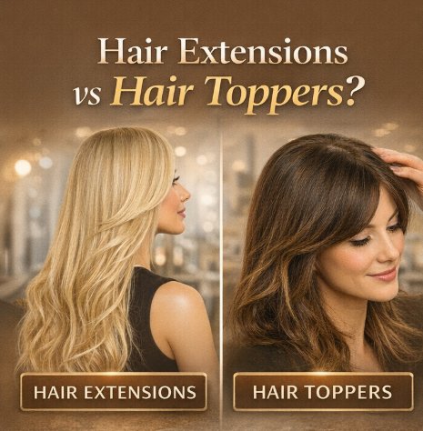 Hair Extensions VS. Hair Topper