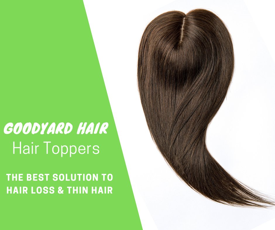 A piece of Lace Top Human Hair Topper for Thinning Hair and Hair Loss