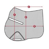 LeMieux GP Saddle Pads Measurement Aid