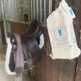 See Change Now Horse Shampoo Bar Hanging Next To Saddle