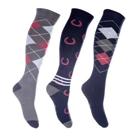 HKM Cardiff Riding Socks 3 Pack