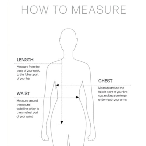 Size Guide  +Body by Haart+Lieu