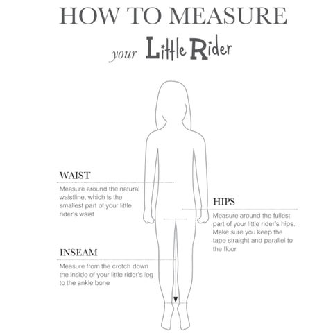 Hy Little Rider Legwear Size Guide