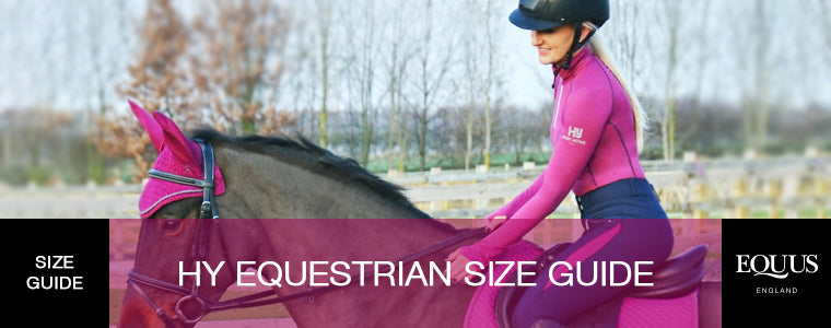 Hy Equestrian Size Guide