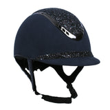 QHP Glitz Riding Hat In Navy