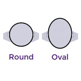 Round Hat Shape and Oval Hat Shape