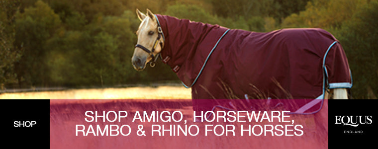 Shop Amigo, Horseware, Rambo and Rhino For Your Horse