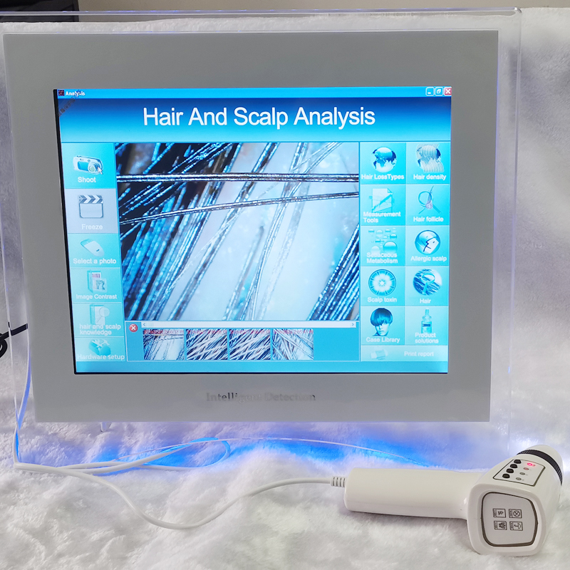 Touch screen hair and scalp analysis machine &ndash; Guangzhou Qianhe Beauty ...