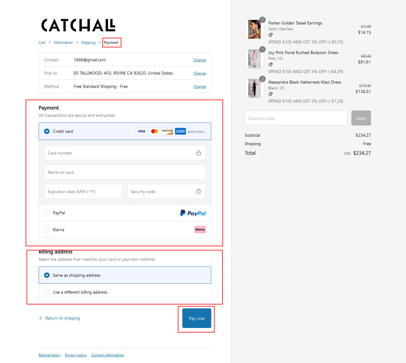 Payment Options