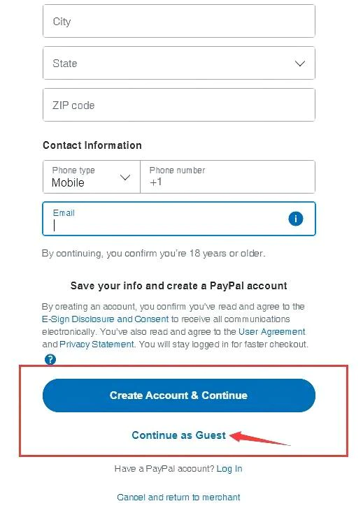 Paypal Payment Method