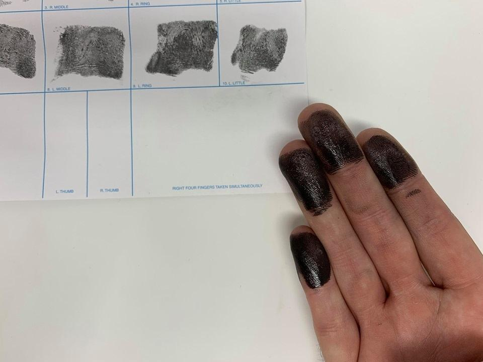 Don’t apply ink as heavily as shown below