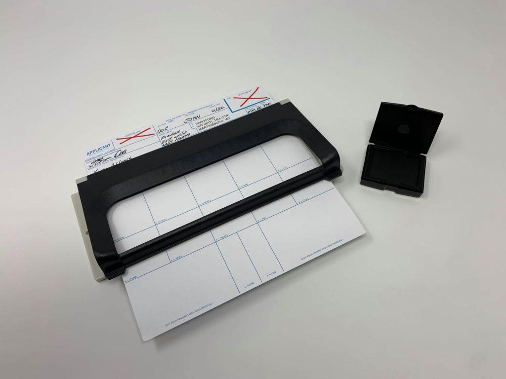How to Roll Fingerprints on FD-258