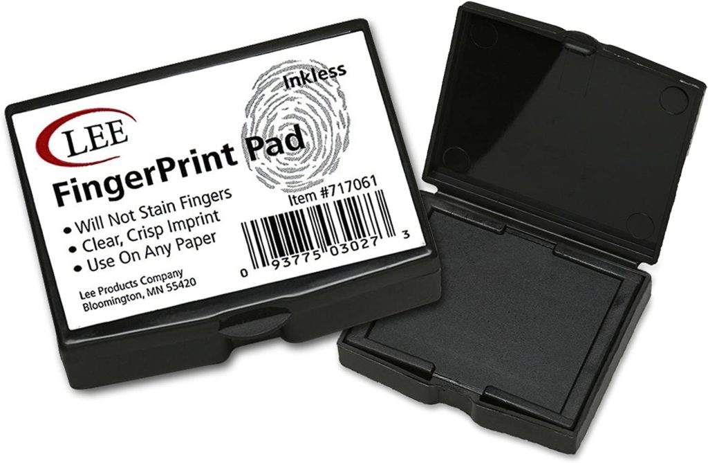 Inkless Fingerprinting Ink