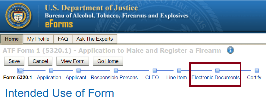 Your application will load.