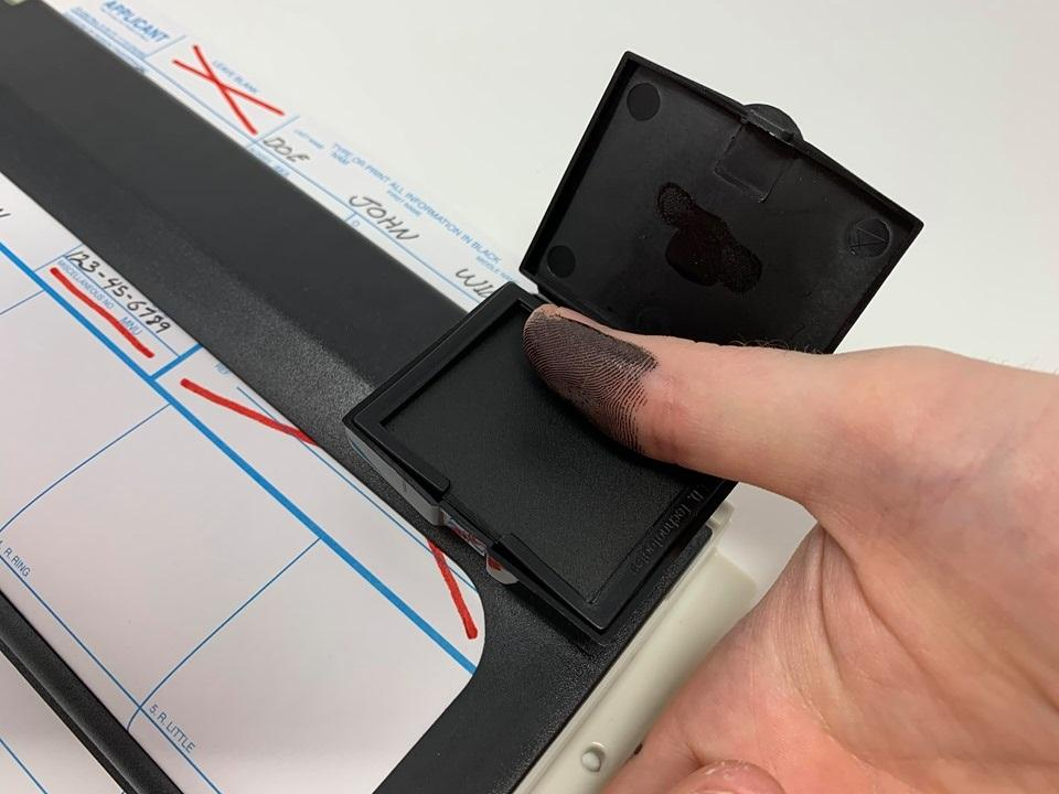 one side of your fingernail to the other