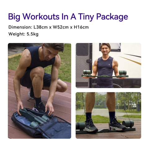 tiny home gym machine