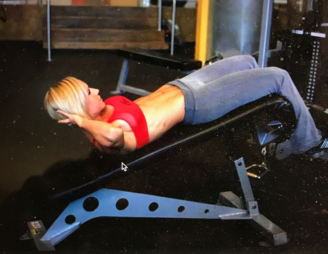 decline crunch workout