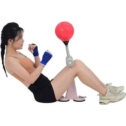 sit up bars with punch bag