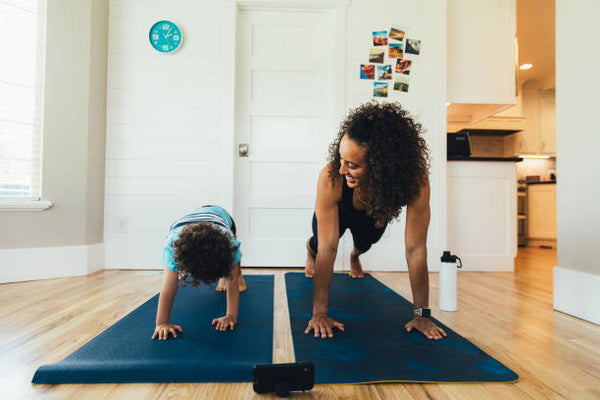 workout with kids