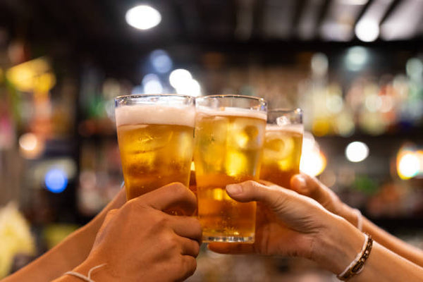 beer after workout