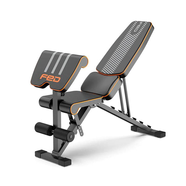 gym bench with crul