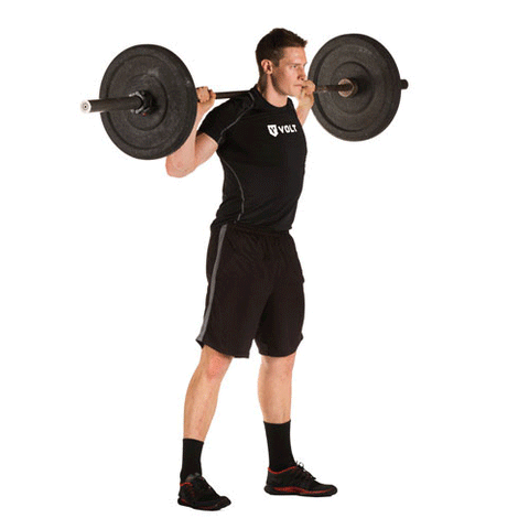 Barbell deadlift