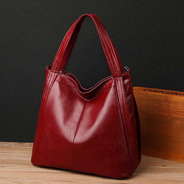 Ladies Fashion Retro Soft Leather All-match Shoulder Bag mySite