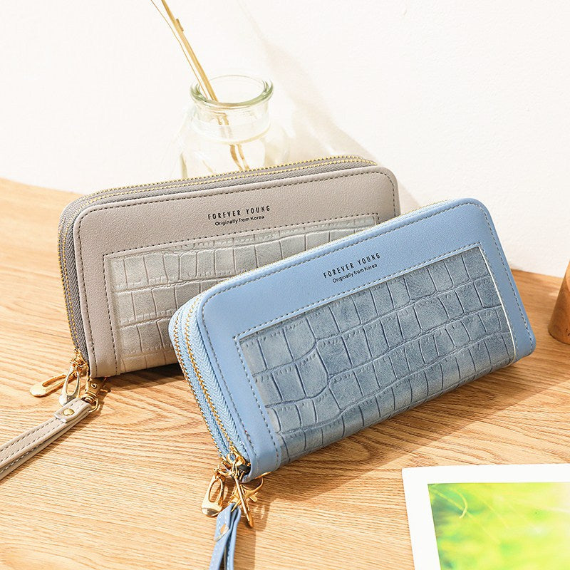 Long stone texture wallet mySite