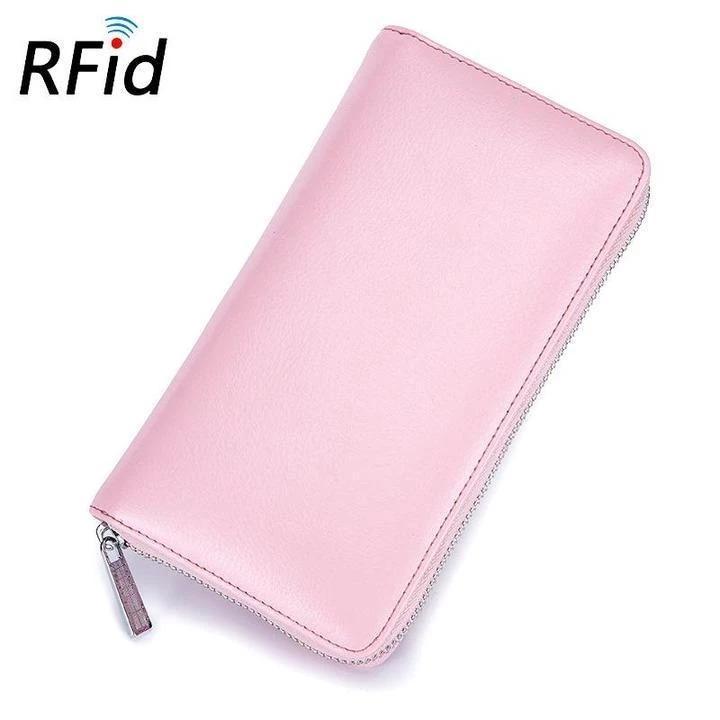 RFID Genuine Leather Card Wallet mySite