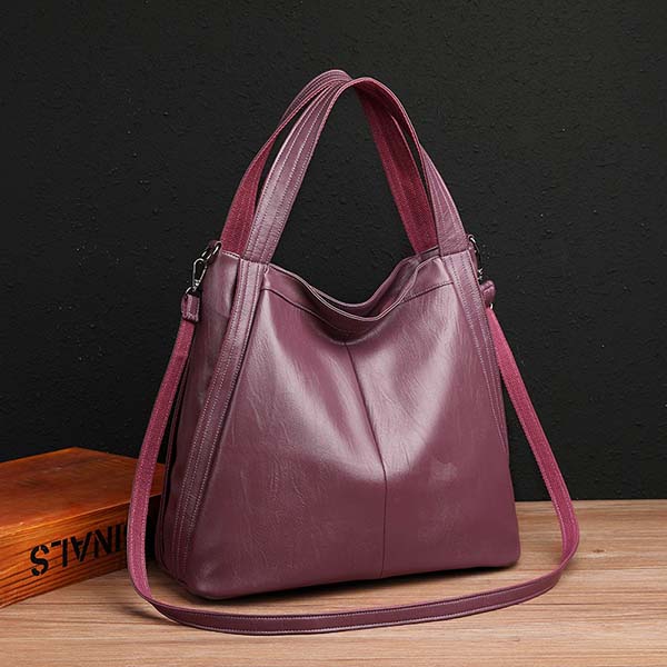 Ladies Fashion Retro Soft Leather All-match Shoulder Bag mySite