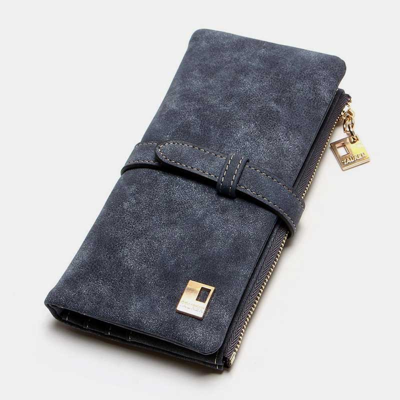 Lightweight Vintage LargeCapacity Long Wallet mySite