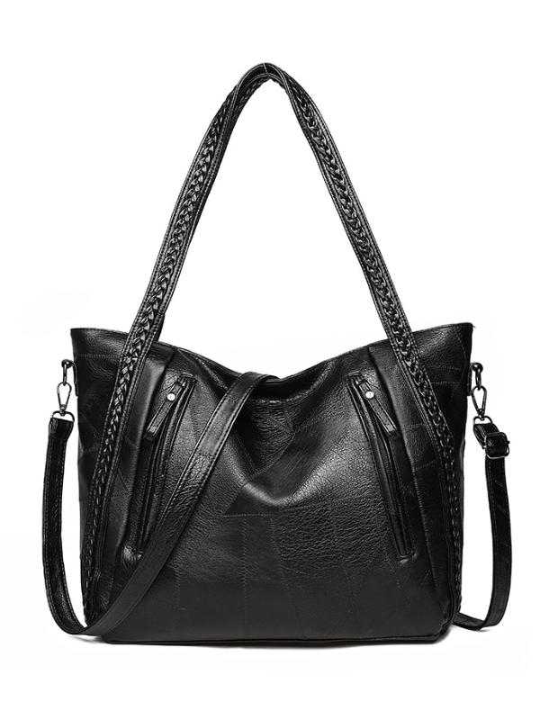 Vintage Braid Accent Multifunctional Tote Bag mySite