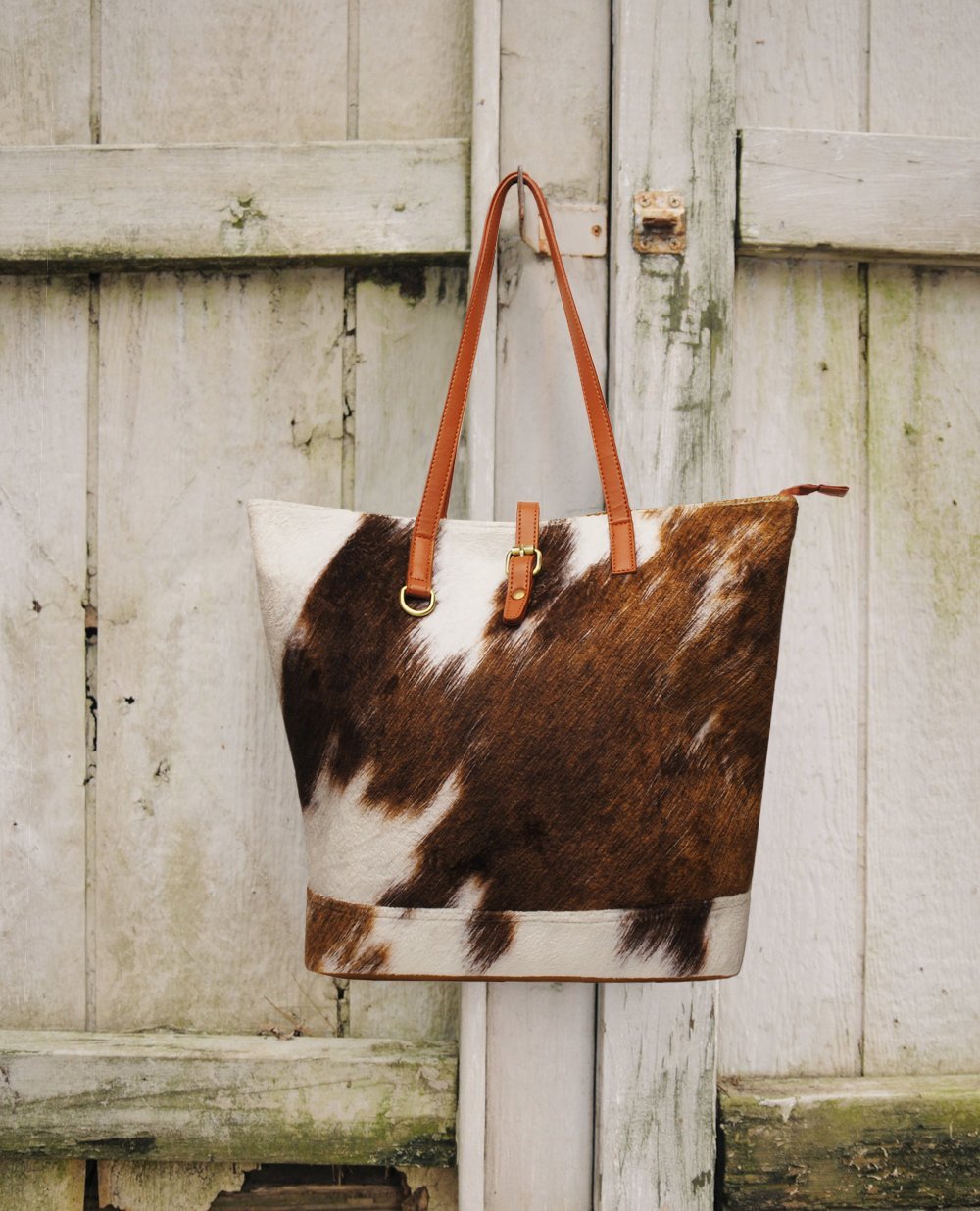 PU cotton plush super soft cow pattern three-piece makeup hand-held one-shoulder handbag mySite