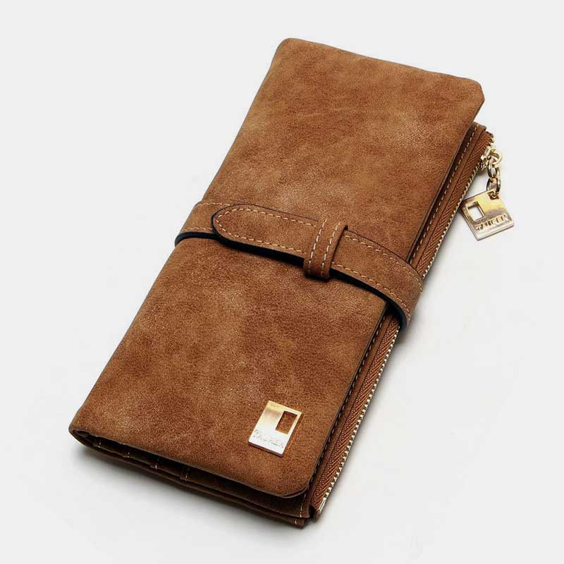 Lightweight Vintage LargeCapacity Long Wallet mySite