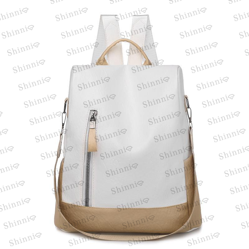 Women's simple casual all-match backpack mySite