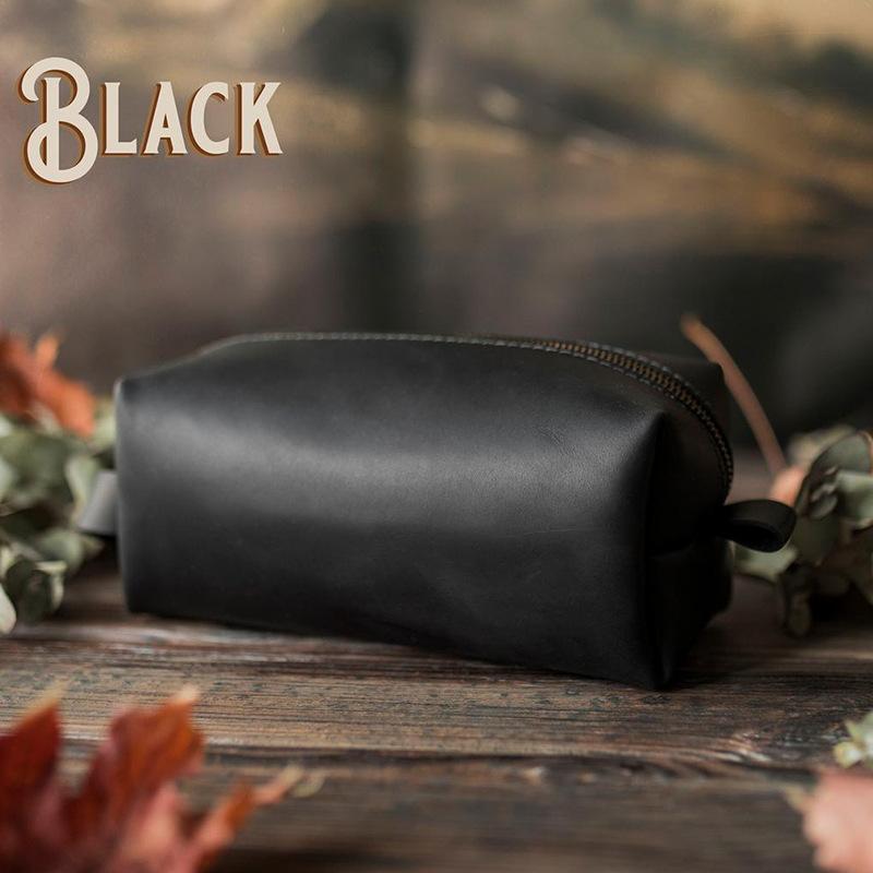 Ladies Vintage Vegetable Tanned Clutch, Wash Bag, Cosmetic Bag mySite