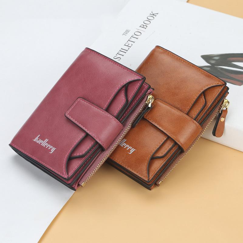 Short buckle multi-card pocket wallet mySite