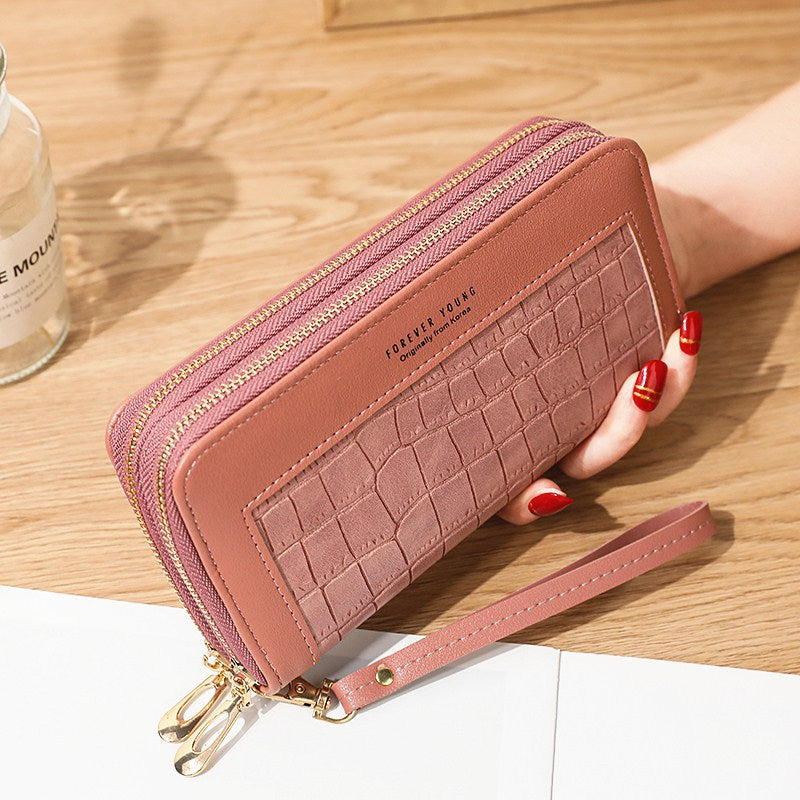 Long stone texture wallet mySite