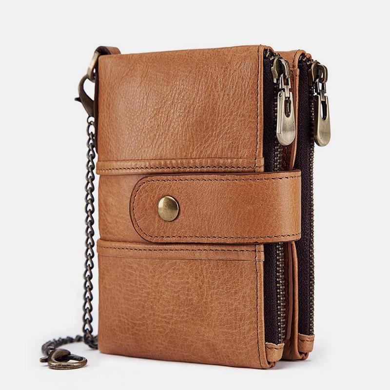 GenuineLeather Anti-theft Retro Wallet mySite