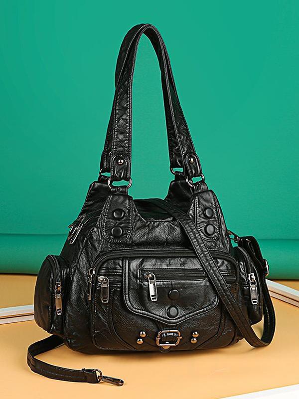 Vintage Studded Utility Baggy Bag mySite