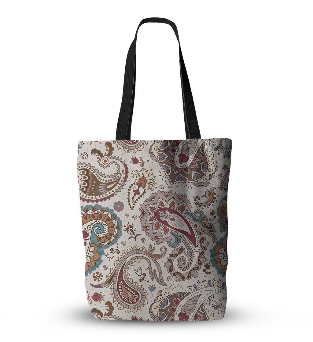 Bohemian ethnic style one-shoulder canvas shopping bag mySite